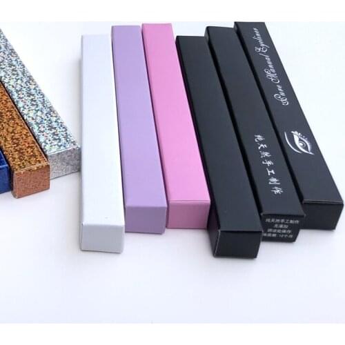 1.6*1.6*14.5cm Silver/Gold/Pink/Shiny Eyeliner Packaging Paper Box Lipstick Pen Package Box 10PCS Sample Eyeliner Gift Box