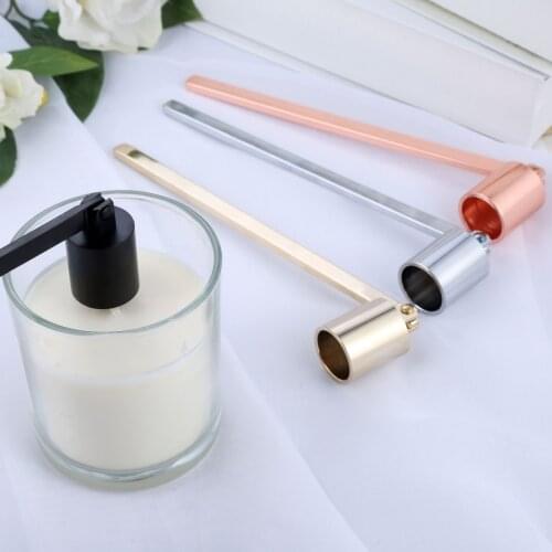 1pc 19*2.3cm Candle Snuffer Stainless Steel Straight Tube Shaped Candle Cover Hand Tools