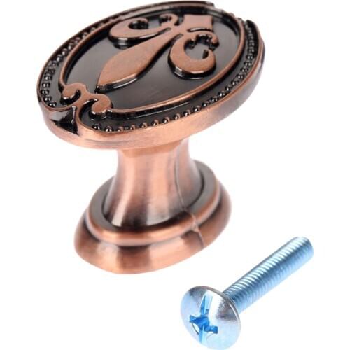 1Pc Retro Zinc Alloy Door Handle Pulls Vintage European Style Kitchen Wardrobe Cupboard Drawer Cabinet Knobs Furniture Hardware