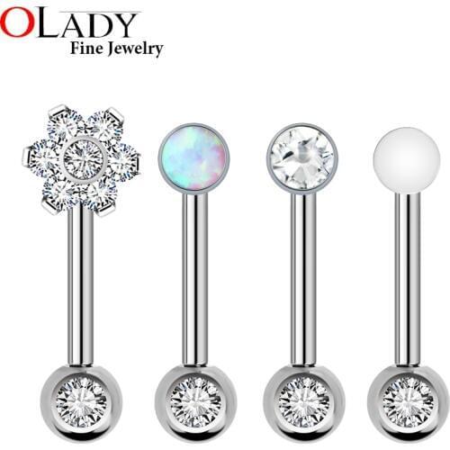 1pcs Christina Vertical Hood L Barbell VCH Sexy Vagina Genital Titanium Piercing Body Jewelry