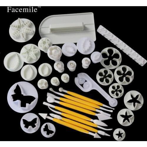 68 pcs/set Sugarcraft Cutters Tools baking tools for cakes Fondant Decoration Full Set Gift