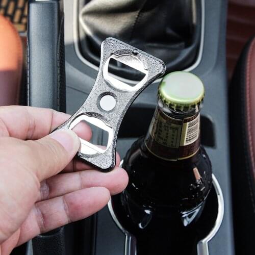 Car Use Stainless Steel Cup Holder Divider Durable Safety Buckle Manual Useful For VW Golf Jetta MK5 MK6 GTi Bottle Opener