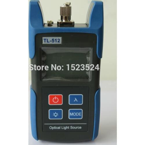 Free Shipping TL512 850/1300nm Multimode Handheld Mini Red Source Fiber Optical Light Source