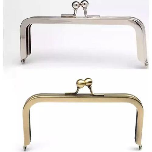 9 1/2 x 3 inches Bronze Clutch Purse Frame Without Loops