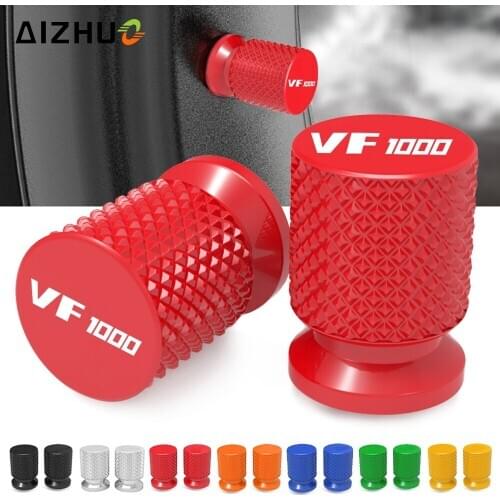 CNC Aluminum FOR HONDA VF1000 VF 1000 1997-2004 2003 2002 Motorcycle Tyre Rim Air Port Cover Tire Valve Wheel Stem Cap Covers