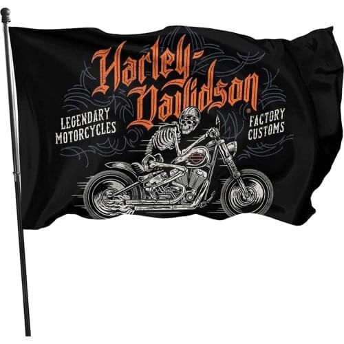 Davidson Flag 3x5 FT Outdoor -Camping Flag Decorations Party Supplies,Flags for Home House Outdoor Indoor Decor (HD-6)