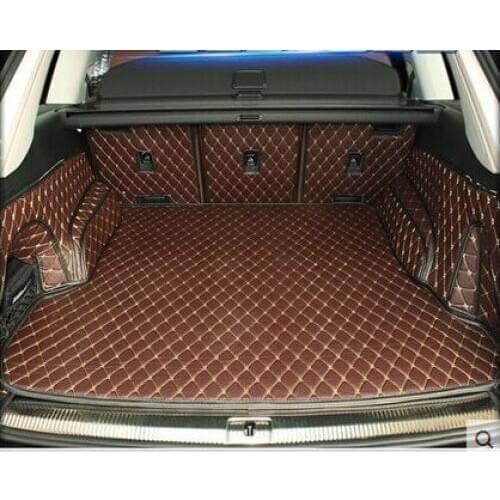 Good quality! Special car trunk mats for Audi Q7 5 seats 2018-2015 waterproof cargo liner boot carpets for Q7 2017,Free shipping