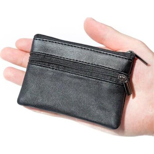 Women Men Coin Purse Men Small Bag Wallet Change Purses Zipper Money Bags Children Mini Wallets Leather Key Holder carteira