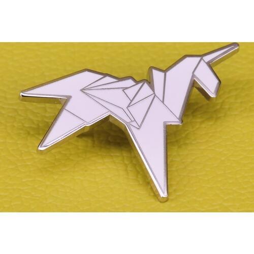 Blade Runner origami unicorn brooch abstract art badge cute movie fans pins unicorn horse gift