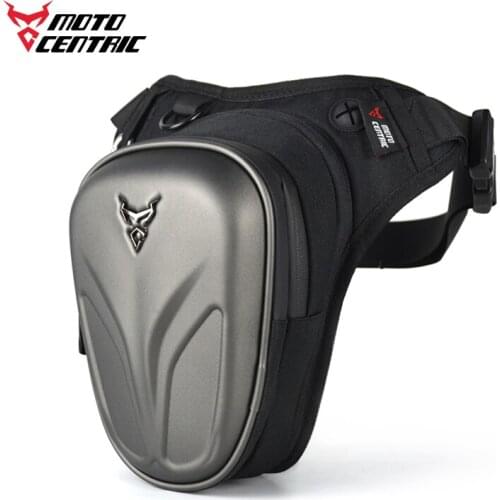 MOTOCENTRIC Hard Shell Motorcycle Leg Bag Motorcycle Waist Bag Waterproof Motocross Side Package Fanny Beg Moto Hip Belt Pack