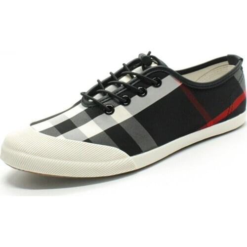 Mens Shoes 2021 Spring New Korean Canvas Shoes Mens Low Top Plaid Casual Shoes Breathable Single Shoes Youth Board Shoes