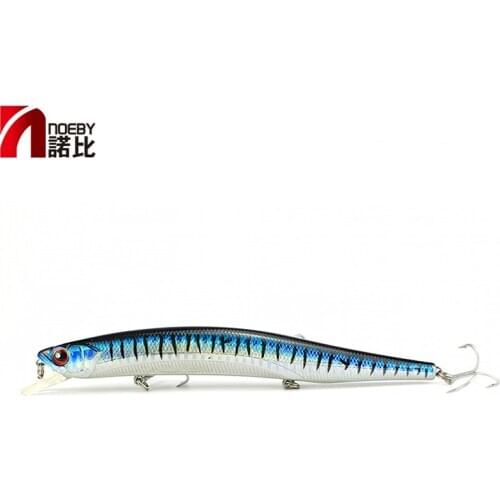 NOEBY NBL9142 Slim Minnow Fishing Lure Hard Bait Wobblers Peche Leurre 150mm 23g Floating for Sea Bass Fishing