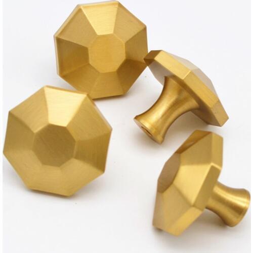 New Solid Brass Cabinet Pulls Kitchen Knobs Cabinet Handles and Knobs Drawer Knobs Handles for Furniture