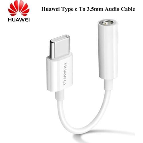 HUAWEI Type-C To 3.5mm Jack Converter Earphone Audio Adapter Type USB C To 3.5 mm Headphone Aux Cord For P40 P30 P20 Mate 40 30
