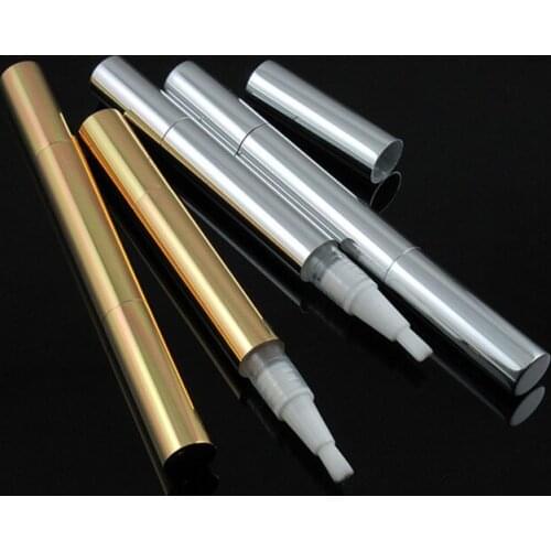 10pcs Nail Oil Empty Pen with Brush Applicator, Portable Cosmetic Beauty Lip Gloss Pen, Nails Nutrition Oil Bottle