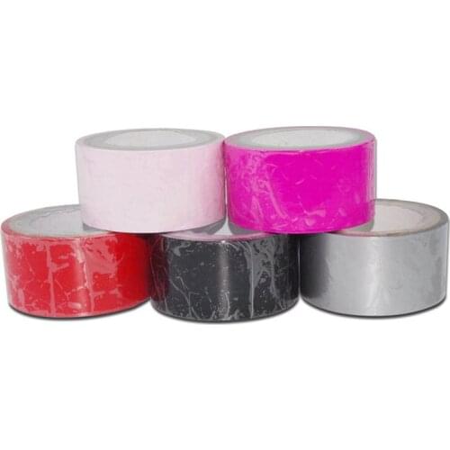 PVC Static Bondage Tape Anti-stick hair Restraints Sex Flirting Toys For Couples Role Play Adult Fun Games Erotic Toy SM Bondage