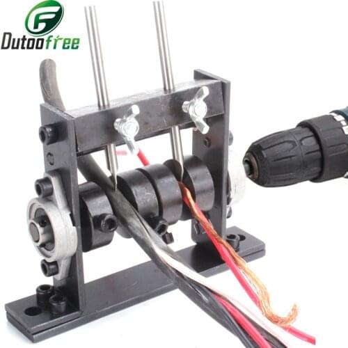 Manual Portable Wire Stripping Machine Can Connect Hand Drill Scrap Cable Peeling Machines Stripper for 1-30mm Hand Tool