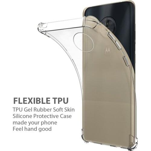 Silicone Soft TPU Case For Motorola Moto G6 Play Ultra-Thin Premium Material Slim Phone Case For MOTO G6 Play Transparent Cases