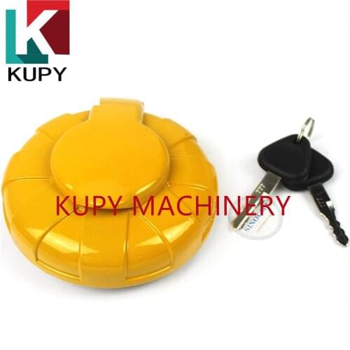Fuel Cap with 2 Keys 14528922 ForVolvo Excavator EC120 EC140B EC240B EC290B EC460B EC360B