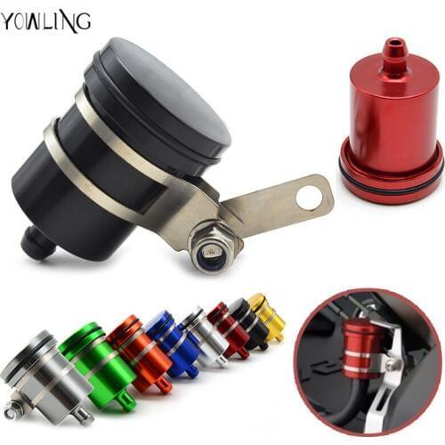 Universal Motorcycle Brake Fluid Reservoir Clutch Tank Oil Fluid Cup For YAMAHA TMAX 500 TMAX530 FZ1 FAZER06-13 FZ6 all year