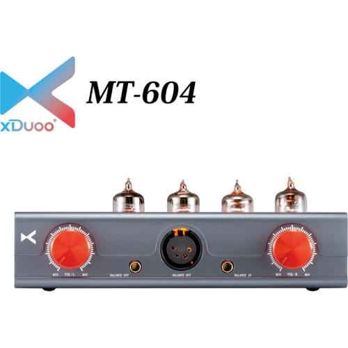 XDUOO MT-604 6J1*4 Balanced Tube Pre-amp XLR/4.4MM Balanced Input/Output Class-A Hybrid Amplifier