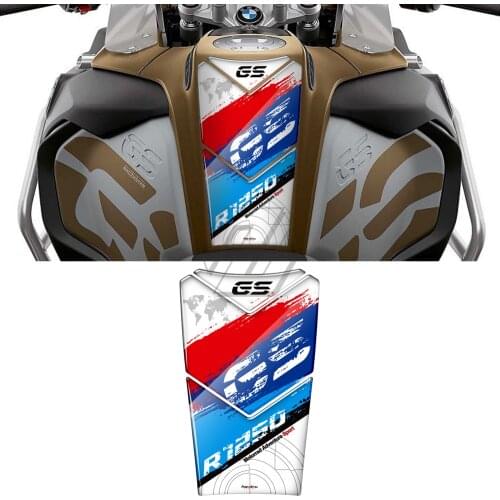 For BMW R1250GS Adventure 2019-2020 3D Resin Motorcycle Gas Tank Pad Protector