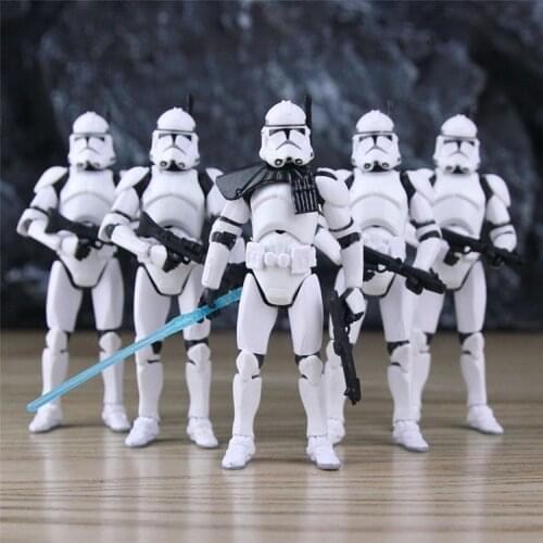 Star Wars Imperial Stormtrooper The Mandalorian 3.75 Inch All Joints Are Movable Anime