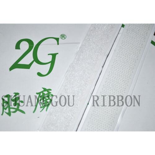 1 inch(25mm) width x 27yards length.ALL Purpose hook and loop tape With Super Adhesive Backing .white fastening tape