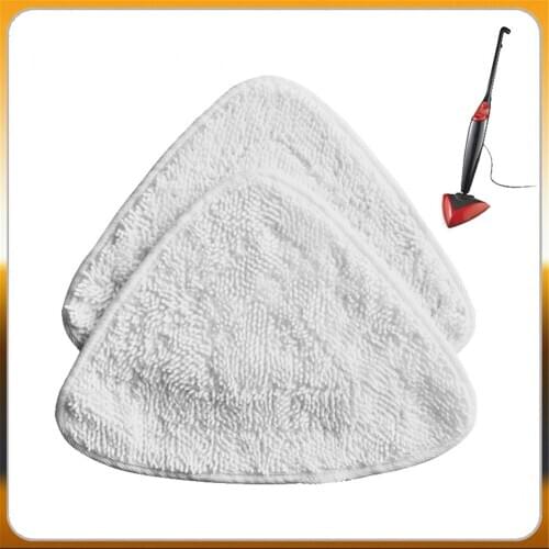 1pcs/2pcs Steam Cleaner Mop Pad Cloth Replacement for Vileda OCedar Mop Microfibre Triangle Cleaning Pad Steam Cleaner Mop Pad