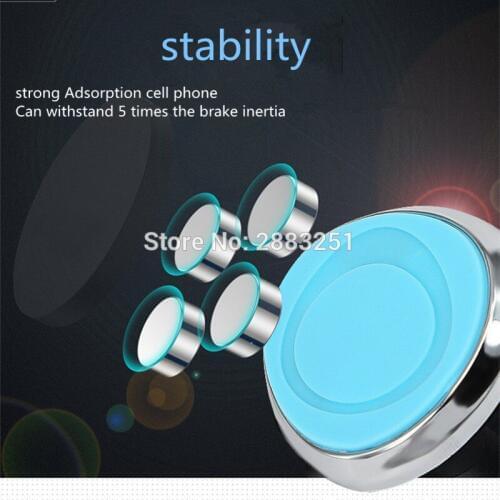 360 Degree Car Holder Magnetic Air Vent Mount Phone Holder Stands for Cadillac srx cts ats escalade key emblem sts accessories