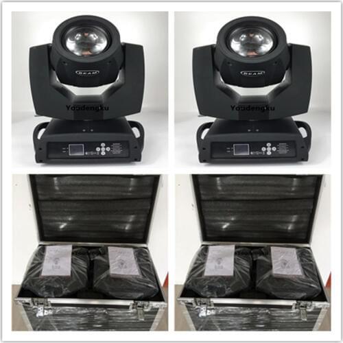 4 pieces with flightcase cabeza movil sharpy 200 lyre beam 5r DMX r5 200w beam moving head light