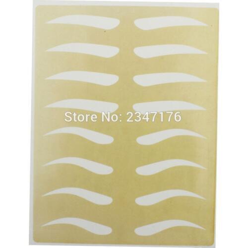 Tattoo accesories 5 pcs Classical Permanent Makeup Eyebrow Tattoo Practice Skin Training Skin Set For Beginners / Free shipping