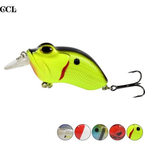 70MM 14G Crank Wobbler Fishing Bait Floating Hard plastic Crankbait Lifelike Colors Lures Fishing