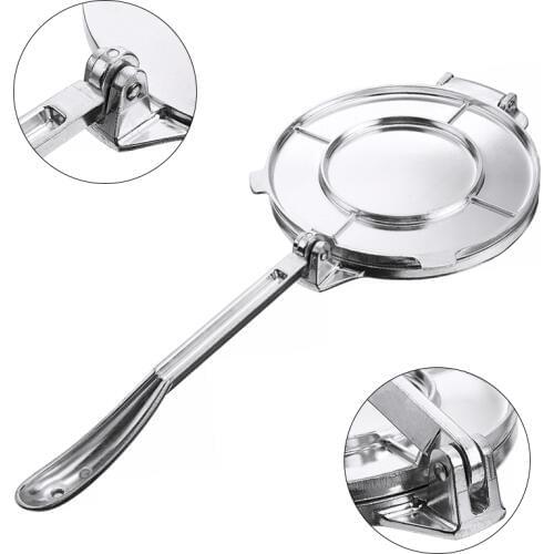 8inch Foldable Aluminum Tortilla Press Maker Meat Pancake Dough Press Maker Tool Kitchen DIY Pastry Cake Press Bakeware Tool