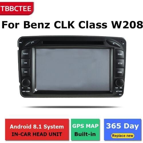 Android Car GPS Navigation For Mercedes Benz CLK Class W208 1996~2003 Car dvd player BT RDS Mlutimedia player Navi 2Din WiFi