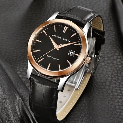 PAGANI DESIGN 2021 top brand mens automatic mechanical watch stainless steel business casual fashion sports fitness waterproof