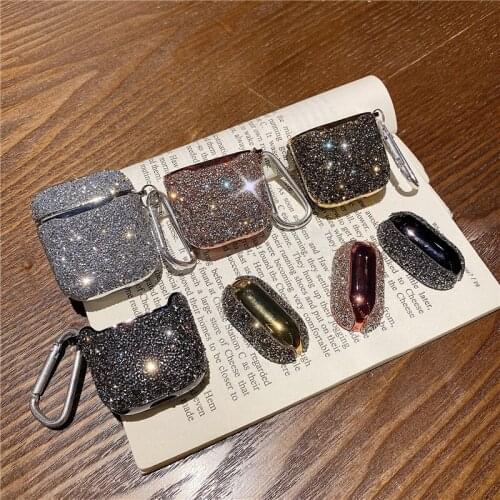 Luxury Rhinestones Buckle For Airpods Pro 1 2 3 Protective Sleeve Cases Generation Bluetooth Wireless Headset Set Diamond