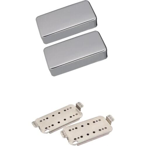 Electric Guitar Humbucker Double Coil Pickup Baseplates N+B with Cover