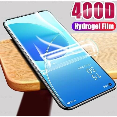 9H Hydrogel Protector Film For Oppo Reno6 5G Reno 6 Transparent Phone Protective Safety Clear Screen Full Cover Film Not Glass