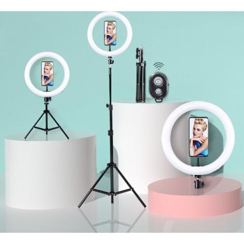 Selfie Ring Light Luces Led Tripode Para Movil Anillo De Luz Anneau Lumineux Pour Smartphone Baseus Lamp Lampe Aro Profissional