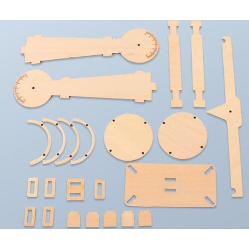 Balancing Scale Kits Interesting Math Learning Game Wood Children Wooden Scales Assembly Kit School Games Board Model Tools