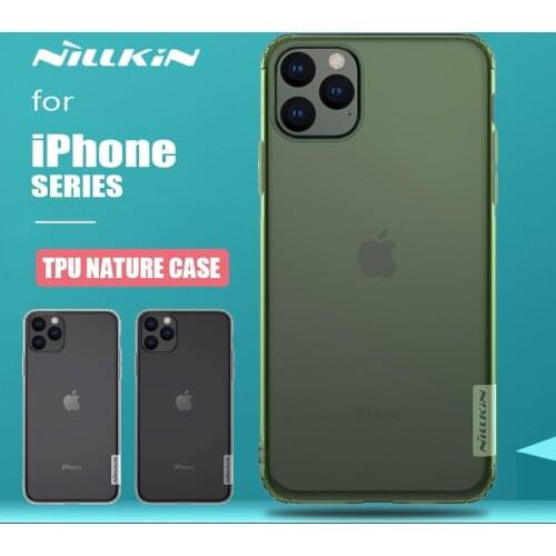 For iPhone 11 Pro XS Max Case Nillkin TPU Ultra thin Phone Case for iPhone 11 Pro XS Max XR X 6 6S 7 8 Plus 5S SE Silicone Case