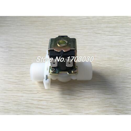 3/4" inch BSPP 2Way Water Air Gas Nylon Plastic NC Solenoid Valve 24VDC x1