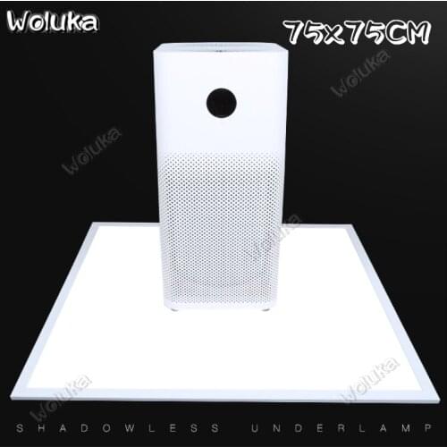 LED Shadowless White Background Light 75X75CM Studio Dimmable Light Photography Lamp Bottom Shooting For Photobox CD50 T10