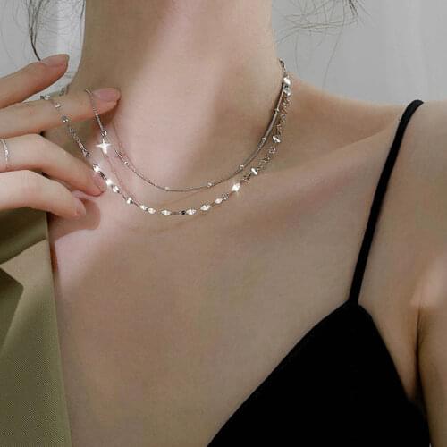 Stylish Star Multi-layer Choker Necklaces For Women Girls Classic Elegant Layered Charms Choker Necklace Fashion Jewelry Gifts