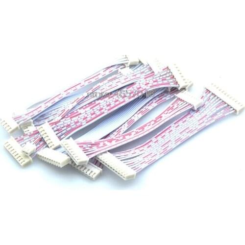 10Pcs 10cm 2P 3P 4P 5P 6P 7P 8P 9P 10P JST XH Connector Cable Wire 2.54mm Pitch Female to Female