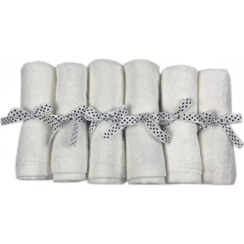 6Pack/ Set Organic bamboo Baby washcloths 100%bamboo fibre Natural baby towel 6 pcs per polybag Size 10x10 Inches Miulticolors