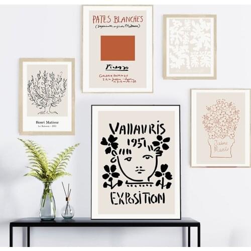 Abstract Woman Lines Matisse Tree Flower Nordic Posters And Prints Wall Art Canvas Painting Wall Pictures For Living Room Decor