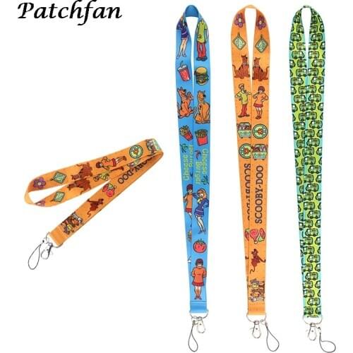 AD017 Patchfan Cartoon Lanyard Badge ID Lanyards Mobile Phone Rope Key Lanyard Neck Straps Accessory