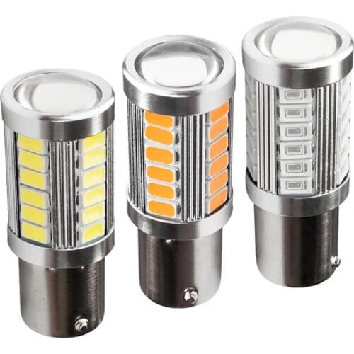 BA15S 1156 P21W 33-LED SMD 5730 Auto Car Vehicle Bright Backups Light Lamp Bulb